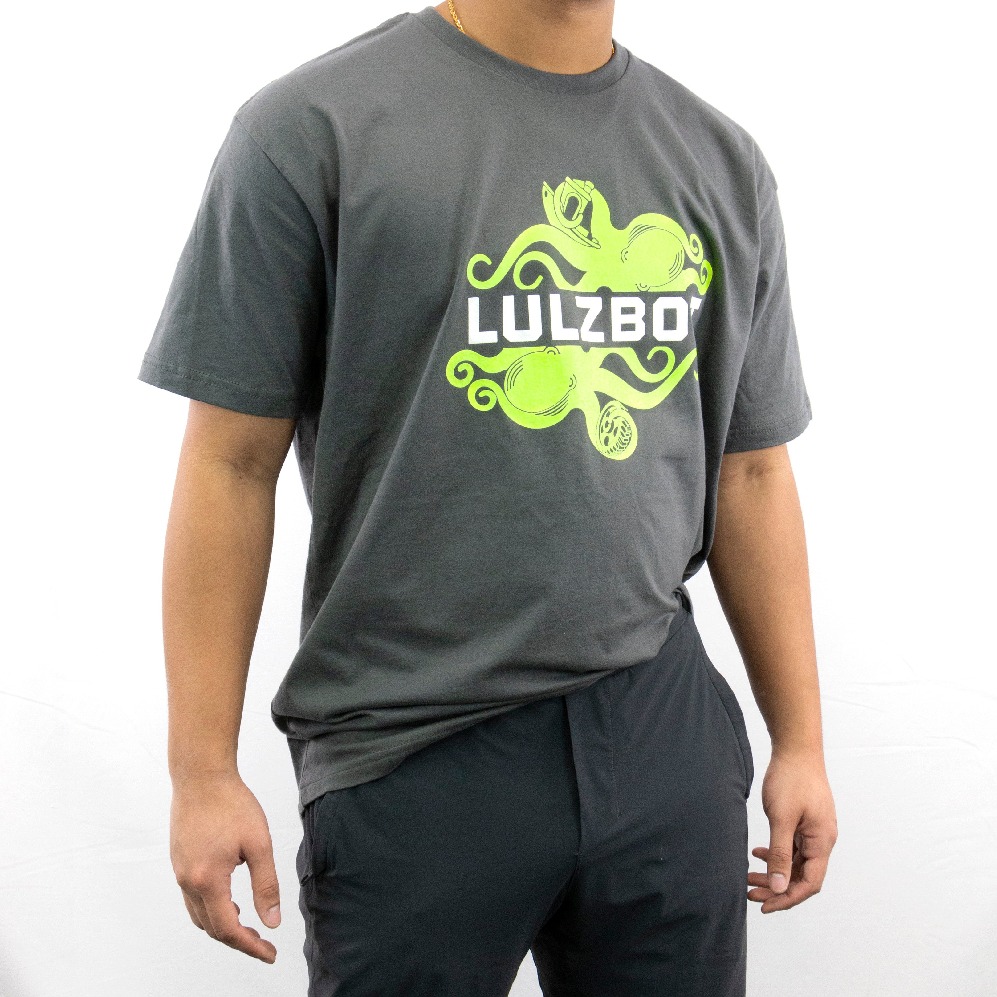 LulzBot Benchy T-shirt, Charcoal gray