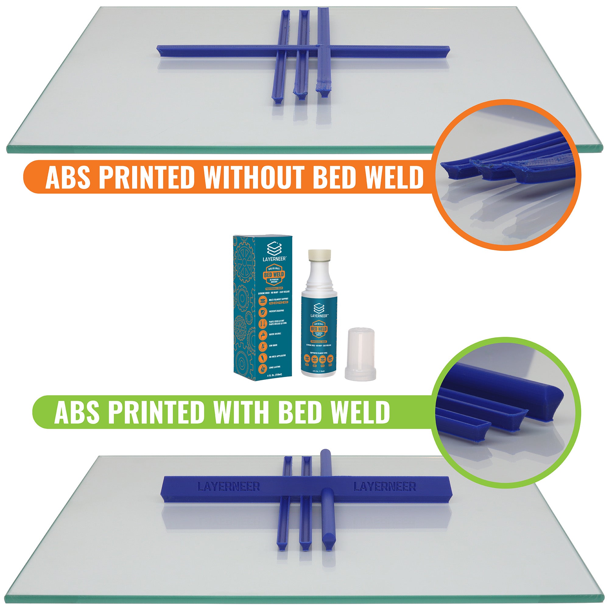 Layerneer Bed Weld - 3D Printing Adhesive