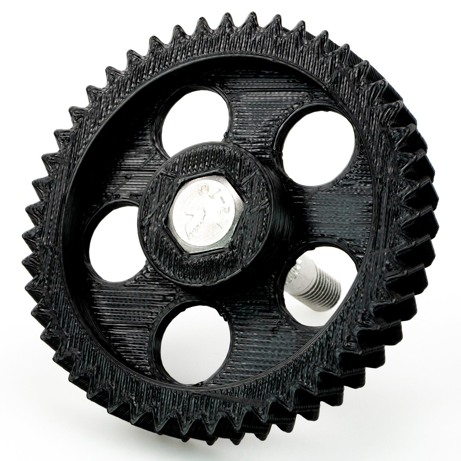 fishbone gear Large Herringbone Gear w/ Hobbed Bolt