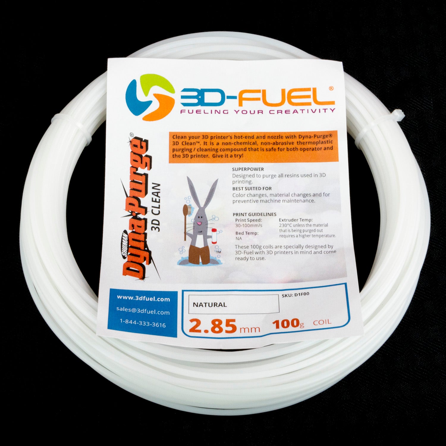 3D-Fuel Dyna-Purge Cleaning Filament