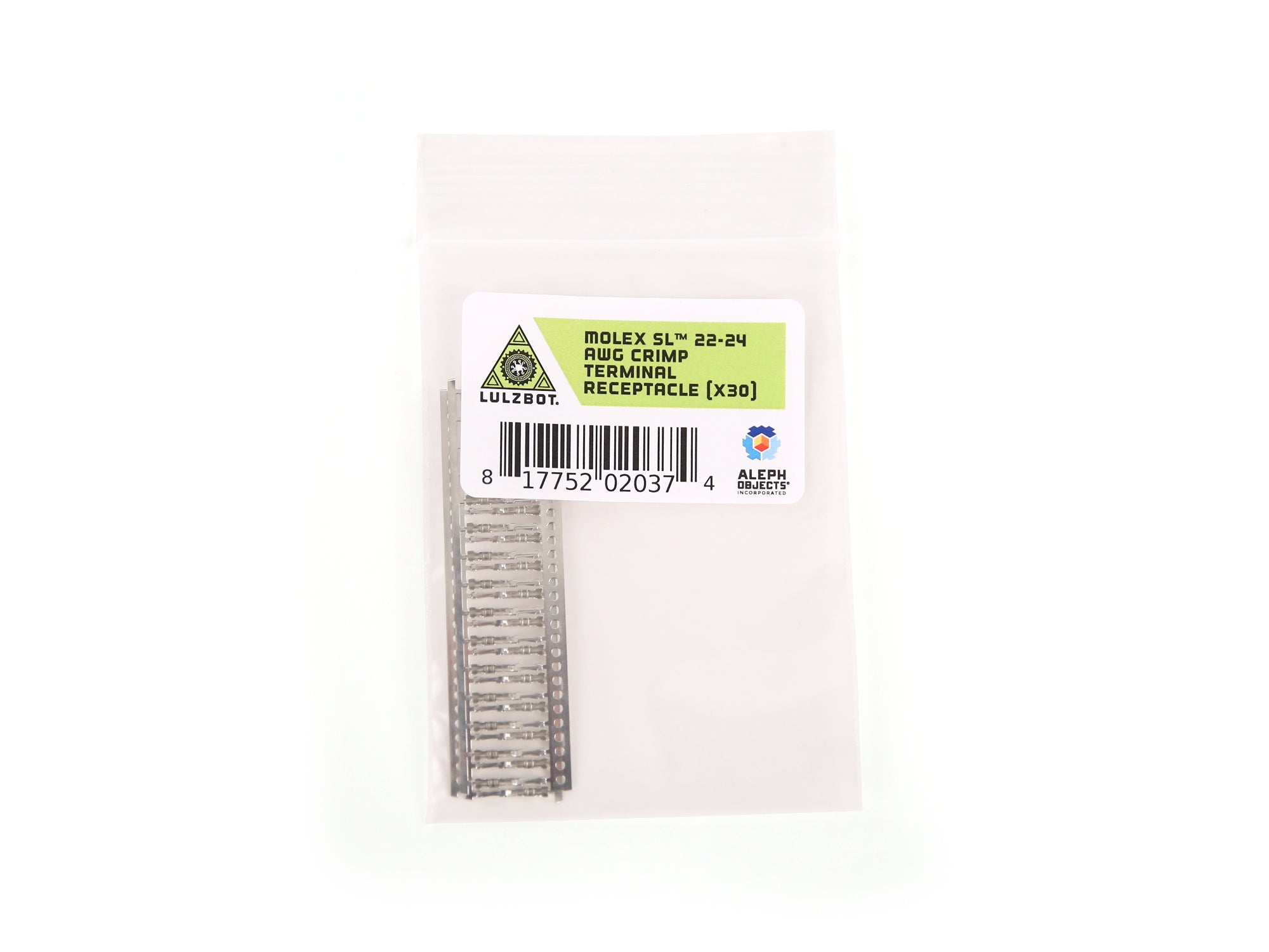 Molex SL™ 22-24 AWG Crimp Terminal Receptacle (x30)