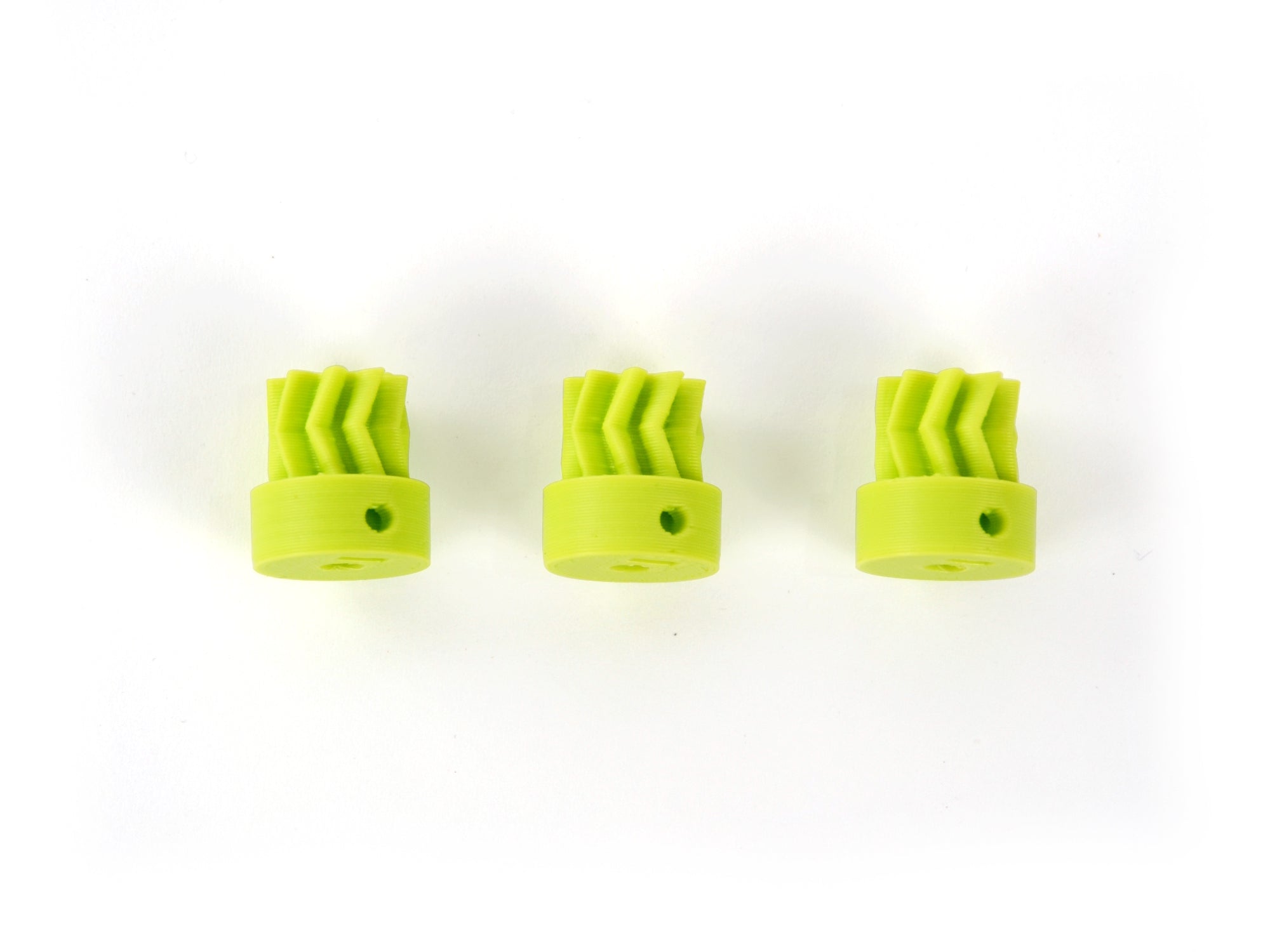 Small Herringbone Gear, LulzBot Green (x3)