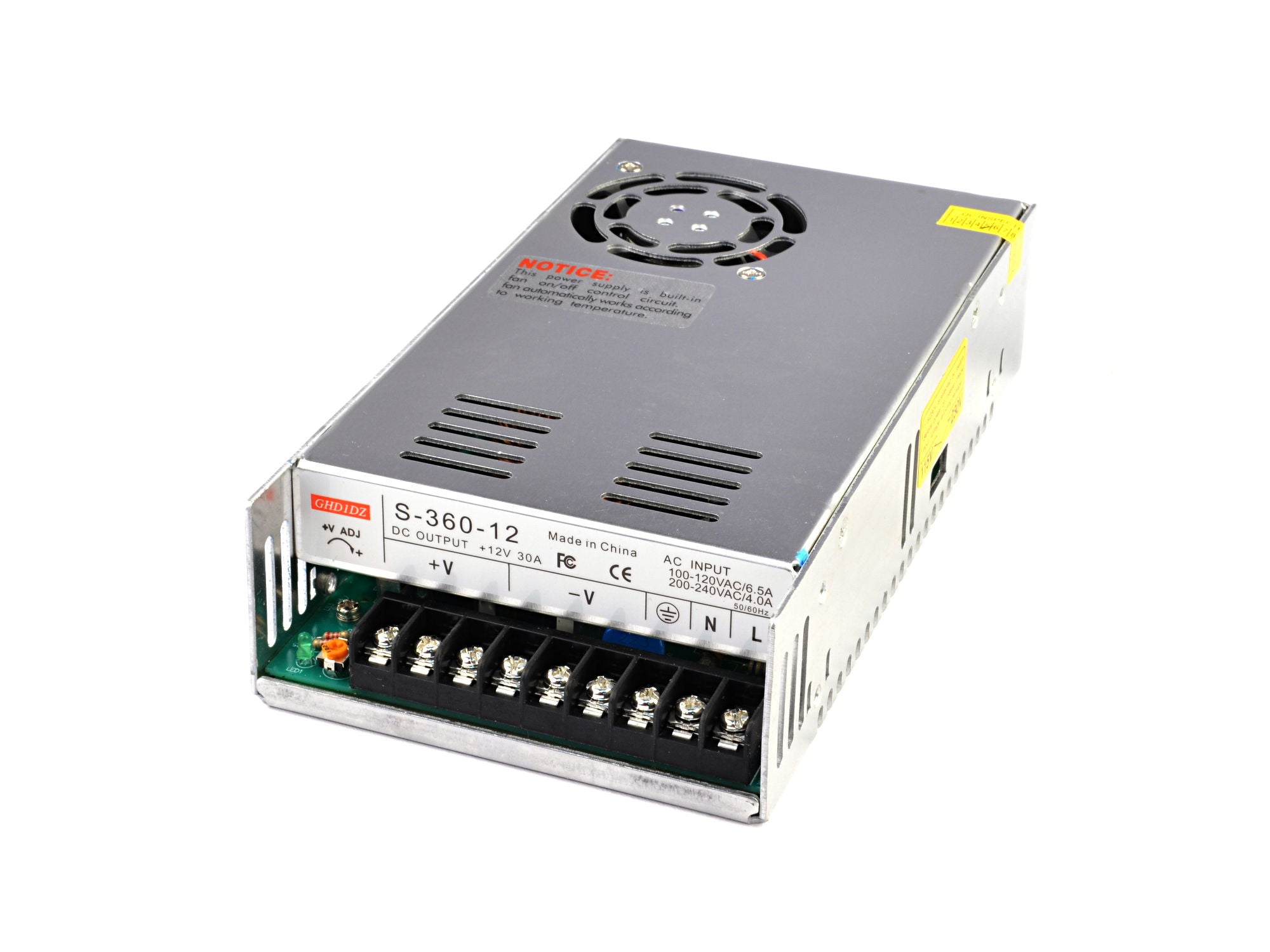 12vDC 30A 360W Power Supply