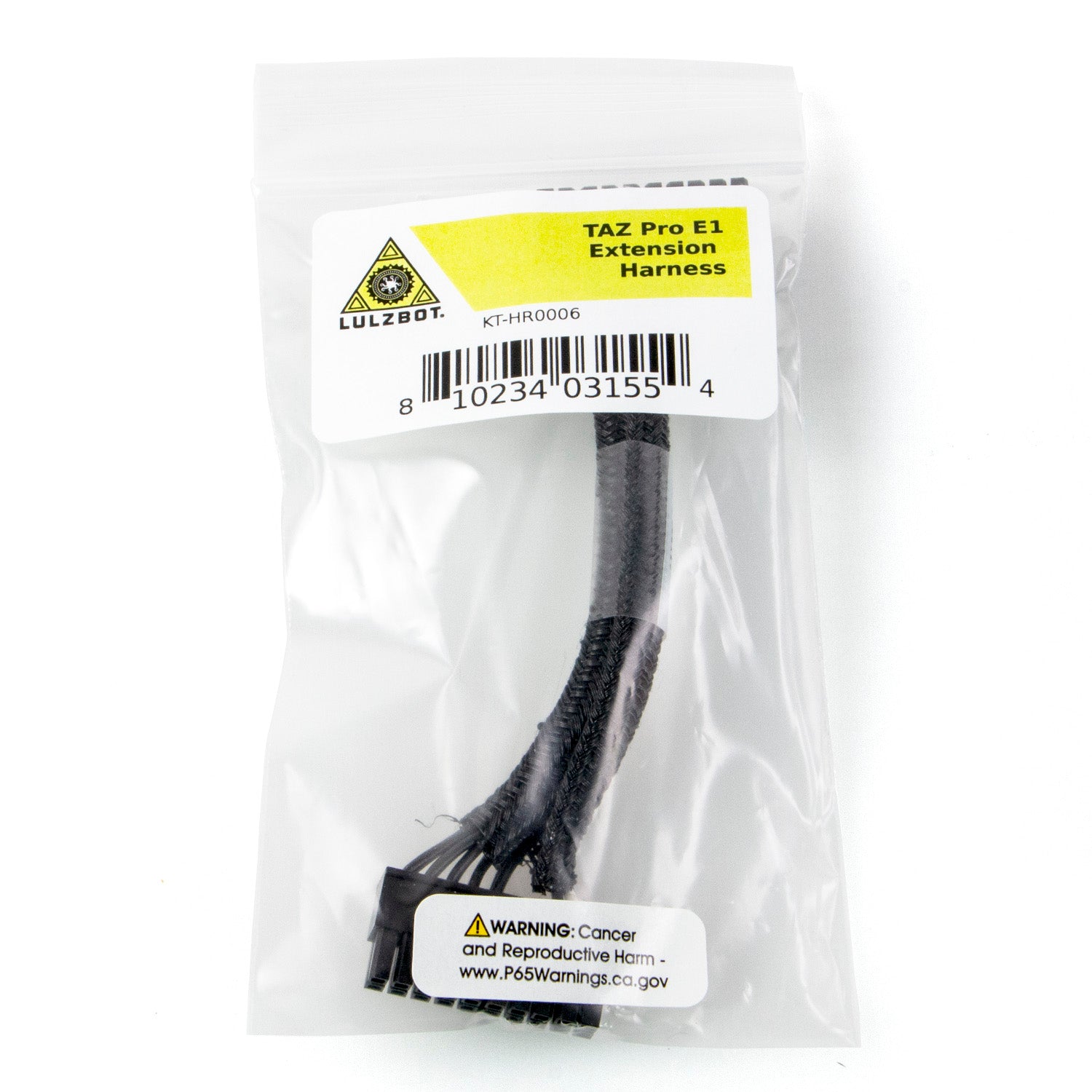 TAZ Pro, E1 Extension Harness, Retail Packaged